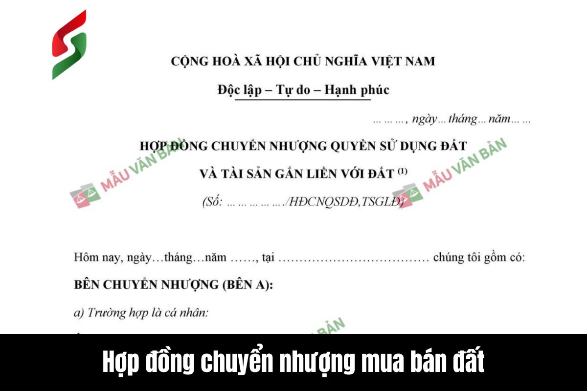 Hợp đồng chuyển nhượng mua bán đất