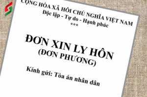 đơn xin ly hôn viết tay