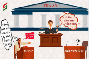 ly hôn vắng mặt