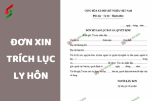 Thủ tục trích lục ly hôn, giấy trích lục ly hôn theo quy định của tòa án 2 trích lục ly hôn