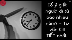 Cố ý giết người đi tù bao nhiêu năm