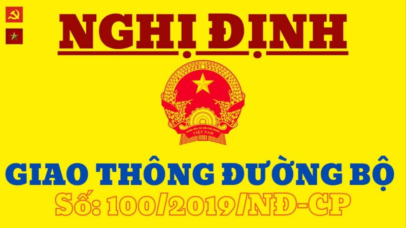 Nghị định 100/2019/NĐ-CP