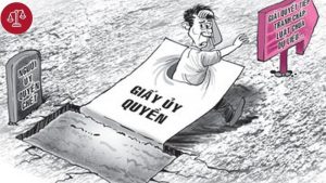 Mẫu giấy ủy quyền tranh chấp đất đai
