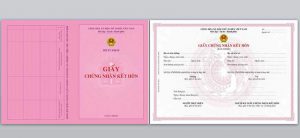 xé giấy đăng ký kết hôn
