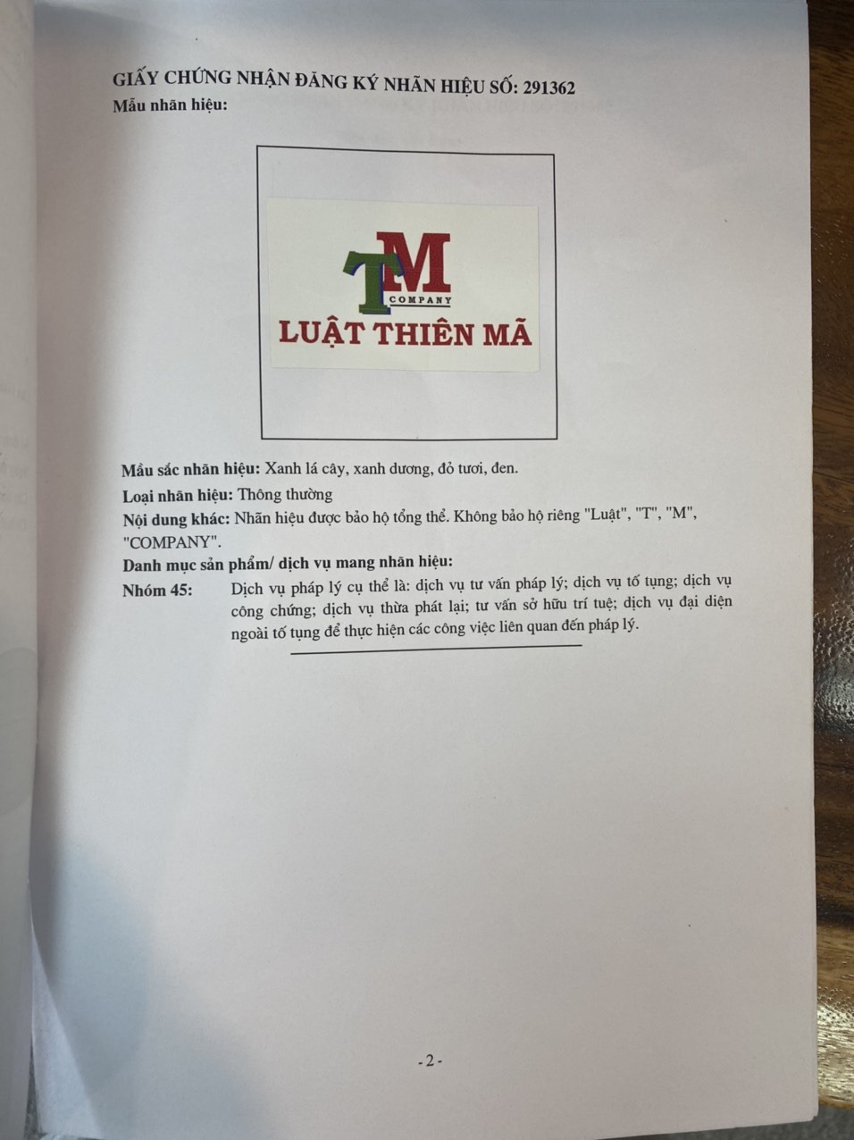 Về Tổng Đài Pháp Luật 6 Đăng ký nhãn hiệu Logo Luật Thiên Mã