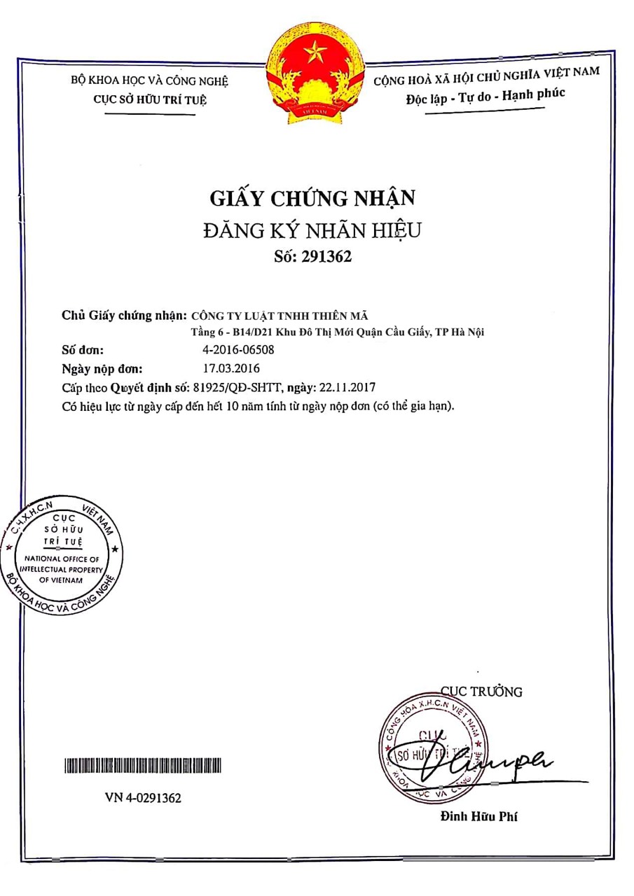 Về Tổng Đài Pháp Luật 7 Đăng ký nhãn hiệu tổng đài pháp luật