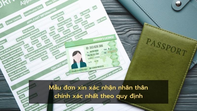 Mẫu đơn xin xác nhận nhân thân chính xác nhất theo quy định