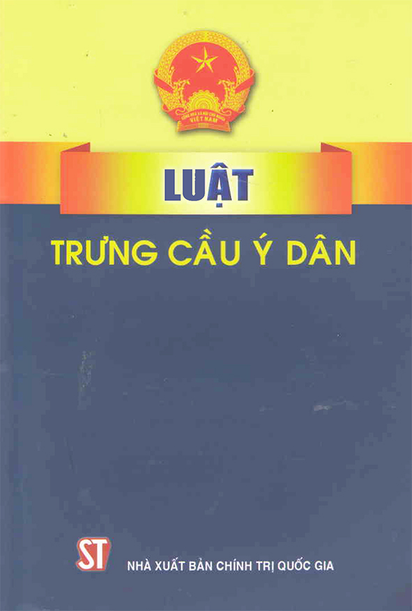 Luật Trưng cầu ý dân 2015 5 ltcyd