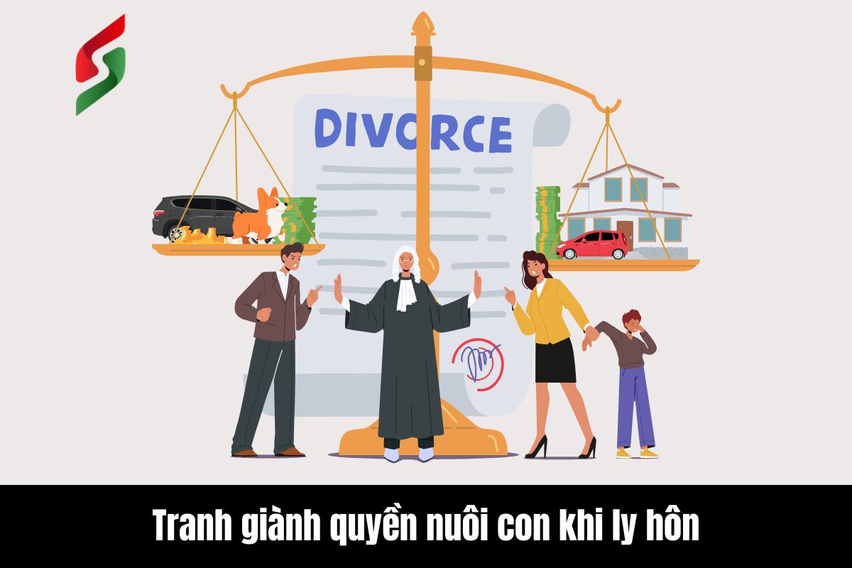 Vợ ngoại tình có nên ly hôn? Cách giải quyết tốt nhất khi vợ ngoại tình? 2 Tranh giành quyền nuôi con khi ly hôn