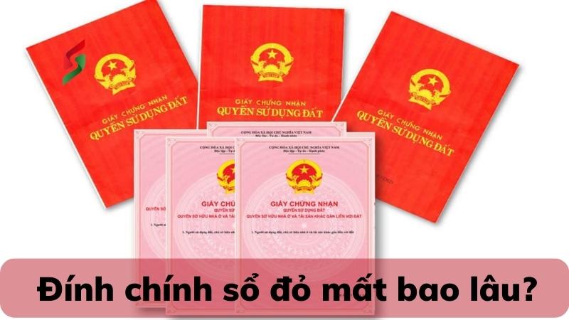 Tư vấn đính chính sổ đỏ mất bao lâu