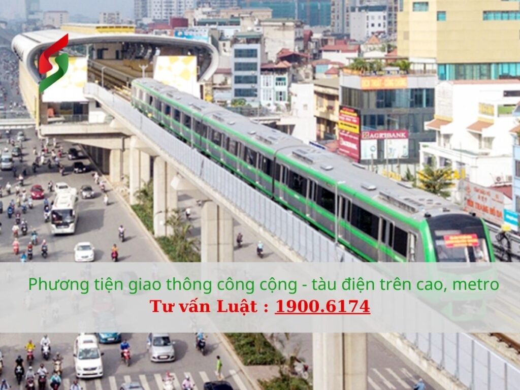 Phương tiện giao thông công cộng - tàu điện trên cao, metro