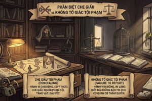 Che giau toi pham va khong to giac toi pham khac nhau the nao